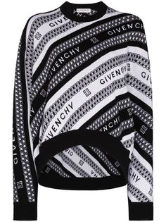Givenchy свитер с графичным узором
