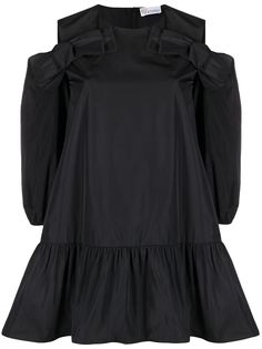 RED Valentino платье-трапеция с открытыми плечами