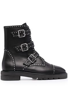 Stuart Weitzman ботинки Jesse Lift с заклепками