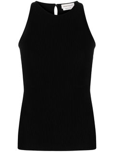 Alexander McQueen трикотажный топ в рубчик
