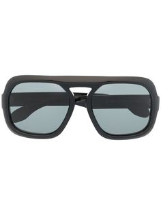 Emmanuelle Khanh солнцезащитные очки-авиаторы в массивной оправе