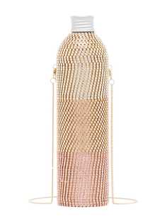 Rosantica gold tone crystal embellished water bottle