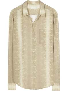 Equipment patch-pocket slim fit shirt