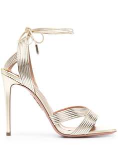 Aquazzura босоножки Ari 115 с завязками на щиколотке