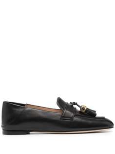 Stuart Weitzman лоферы Wylie с кисточками спереди