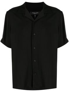 Rag & Bone однотонная рубашка с короткими рукавами