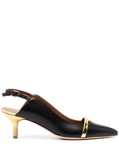 Malone Souliers туфли с контрастным ремешком на пятке