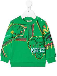 Kenzo Kids толстовка с принтом