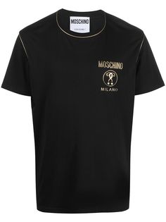 Moschino футболка с логотипом