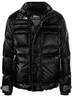 Emporio Armani пуховик с карманами