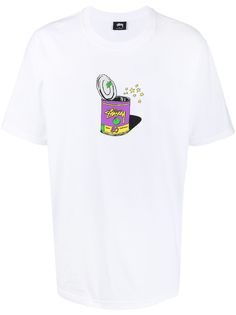 Stussy футболка с короткими рукавами и принтом