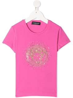 Young Versace embellished Medusa head T-shirt