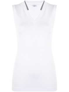 Brunello Cucinelli топ без рукавов с V-образным вырезом