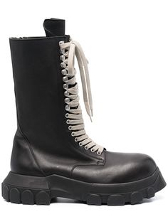 Rick Owens ботинки в стиле милитари