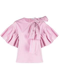 RED Valentino топ с бантом