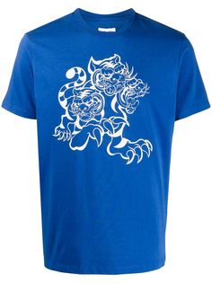 Kenzo футболка Three Tigers из коллаборации с Kansai Yamamoto