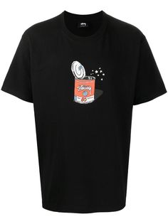 Stussy футболка с короткими рукавами и принтом