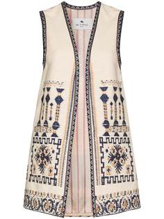 Etro топ с вышивкой