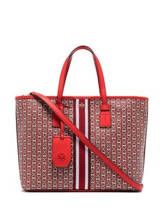 Tory Burch сумка-тоут Gemini Link с принтом