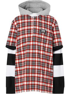 Burberry реконструированная рубашка-регби