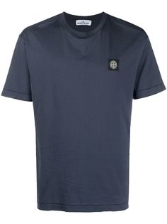 Stone Island футболка с нашивкой-логотипом