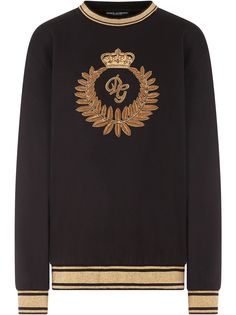 Dolce & Gabbana толстовка с вышитым логотипом