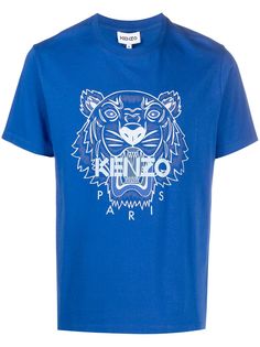 Kenzo футболка с вышивкой Tiger