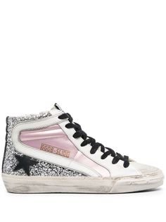 Golden Goose высокие кеды Slide