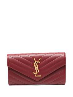 Saint Laurent большой кошелек с монограммой
