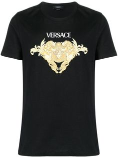 Versace футболка с декором Medusa