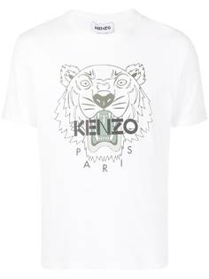 Kenzo футболка с принтом Tiger