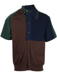 Kolor colour-block cardigan