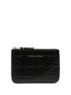 Comme Des Garçons Wallet кошелек с геометричным тиснением