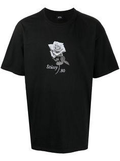 Stussy футболка с принтом