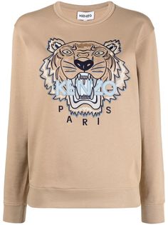 Kenzo толстовка с логотипом Tiger