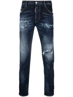 Dsquared2 узкие джинсы с прорезями