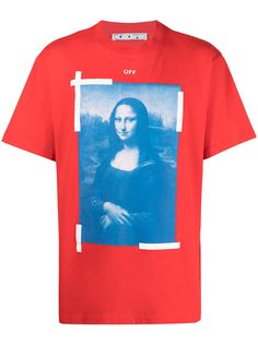 Off-White футболка Mona Lisa