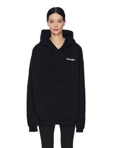 Черное худи Definition Vetements