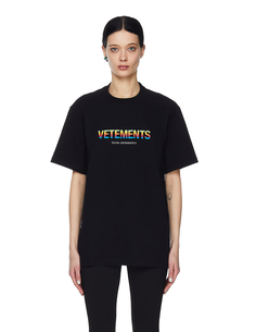 Оверсайз футболка с радугой Vetements