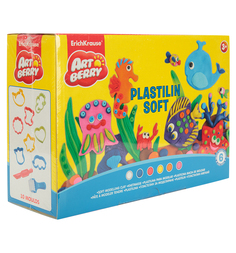 Пластилин Erich Krause мягкий Play in Clay 6 цв.*50 г 350