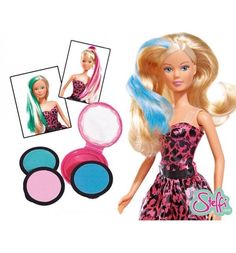 Кукла Simba Штеффи с набором для окрашивания волос 29 см