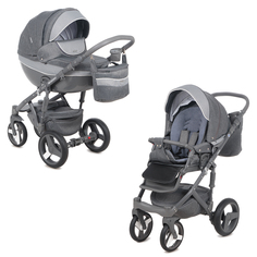 Коляска 3 в 1 Adamex Monte Carbon