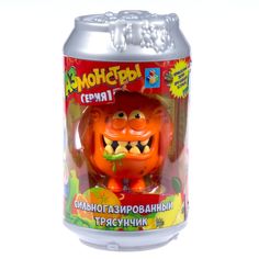 Игрушка со звуком 1Toy Газ-монстры Грязный Оранж 5.5 х 4.5 х 6.5 см