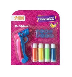 Набор для творчества жидкий Color Puppy Жидкий пластилин 4 цвета красный