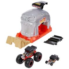 Игровой набор Hot Wheels Монстр-Трак Пусковой гараж Бон Шейкер