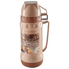 Классический термос Alpenkok Кофе AK-10030S (1 л) коричневый с бежевым