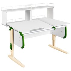 Стол ДЭМИ White-Double СУТ 25-01Д2 120x82 см белый/зеленый/бежевый