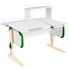 Стол ДЭМИ White-Double СУТ 25-01Д 120x82 см белый/зеленый/бежевый