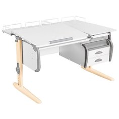 Стол ДЭМИ White-Double СУТ-25-04 120x82 см белый/серый/бежевый