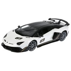 Легковой автомобиль Rastar Lamborghini Aventador SVJ Performance (96010) 1:14 35.3 см белый/черный